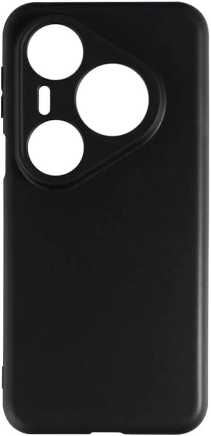 قاب پشتی هواوی Pura 80 Ultra | سیلیکون نرم مات و انعطاف پذیر | محافظت از برجستگی دوربین | کاور پشتی لاستیکی ضد ضربه برای تمام قسمت های هواوی Pura 80 Ultra - مشکی