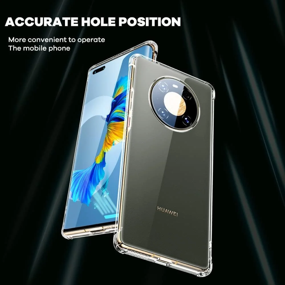 کاور محافظ ژله ای شفاف گوشی هواوی میت 40 پرو، مقاوم در برابر ضربه