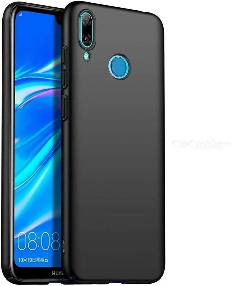 کاور جایگزین BURAQ برای هوآوی Y6 2019، مشکی، باریک، نرم، TPU، انعطاف پذیر، سیلیکونی، سازگار با هوآوی Y6 2019