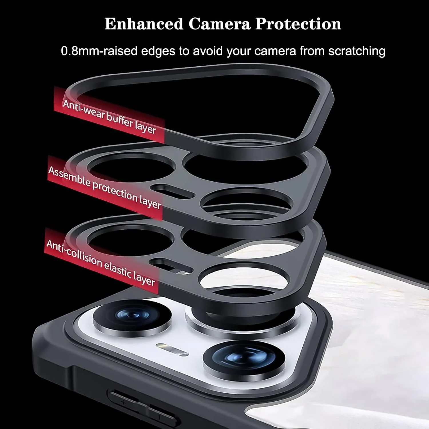 قاب محافظ گوشی هواوی Pura 70 Pro / Pura 70 Pro+، پوشش محافظ لنز دوربین، کاور پشتی گوشی TPU ضربه گیر با ایربگ، قاب محافظ باریک ضد زردی برای Pura 70 Pro / Pura 70 Pro Plus