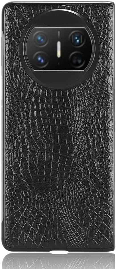 کاور گوشی هوآوی میت ایکس 3، کاور با طرح پوست کروکودیل برای هوآوی میت ایکس 3 (مشکی)