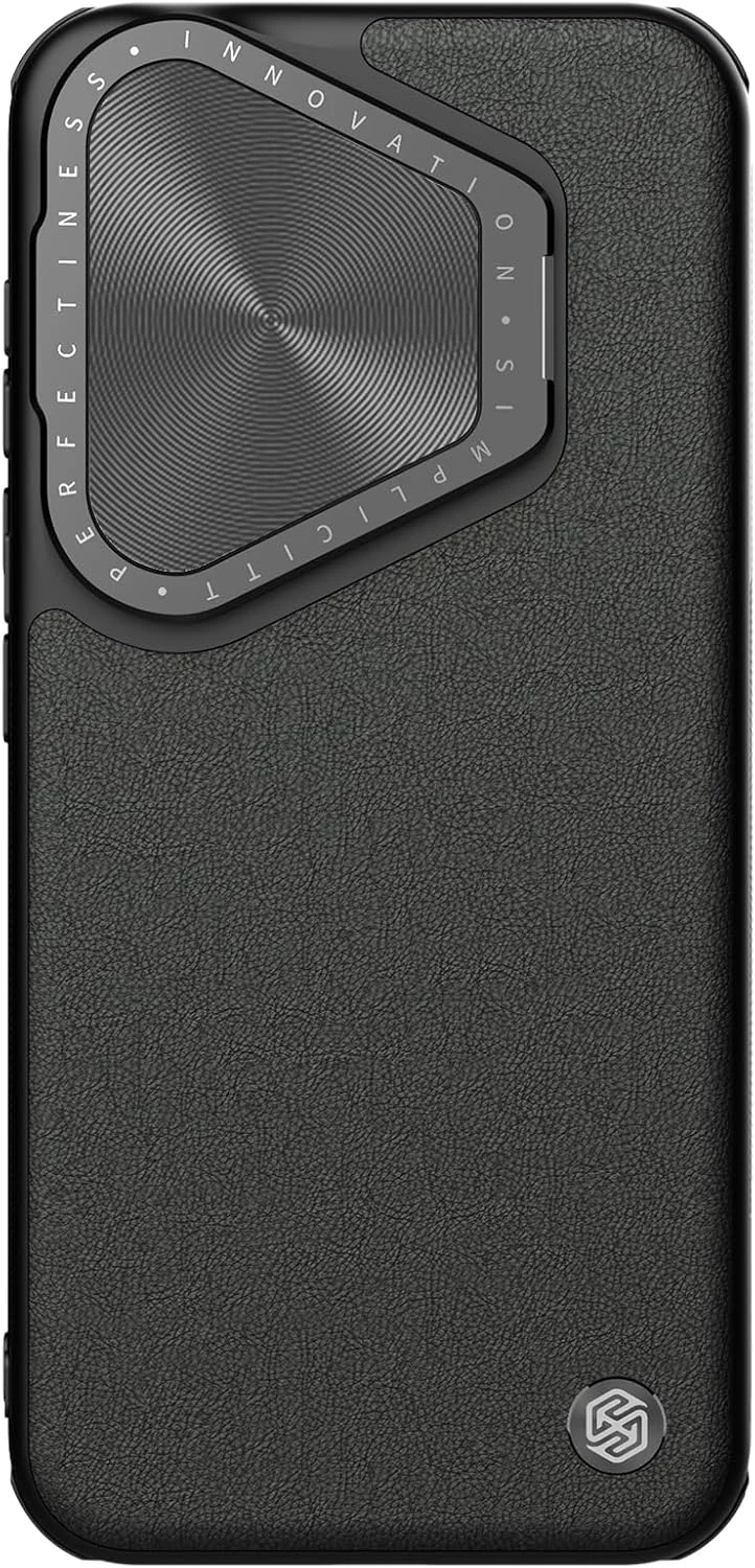 کاور چرمی سری CamShield Prop نیلکین طراحی شده برای هوآوی Pura 70 Pro/Pura 70 Pro Plus - مشکی