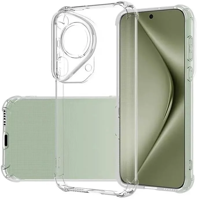 کاور محافظ 360 درجه TPU شفاف هواوی Pura 70 Ultra، قاب سیلیکونی نرم و شفاف (Huawei Pura 70 Ultra)
