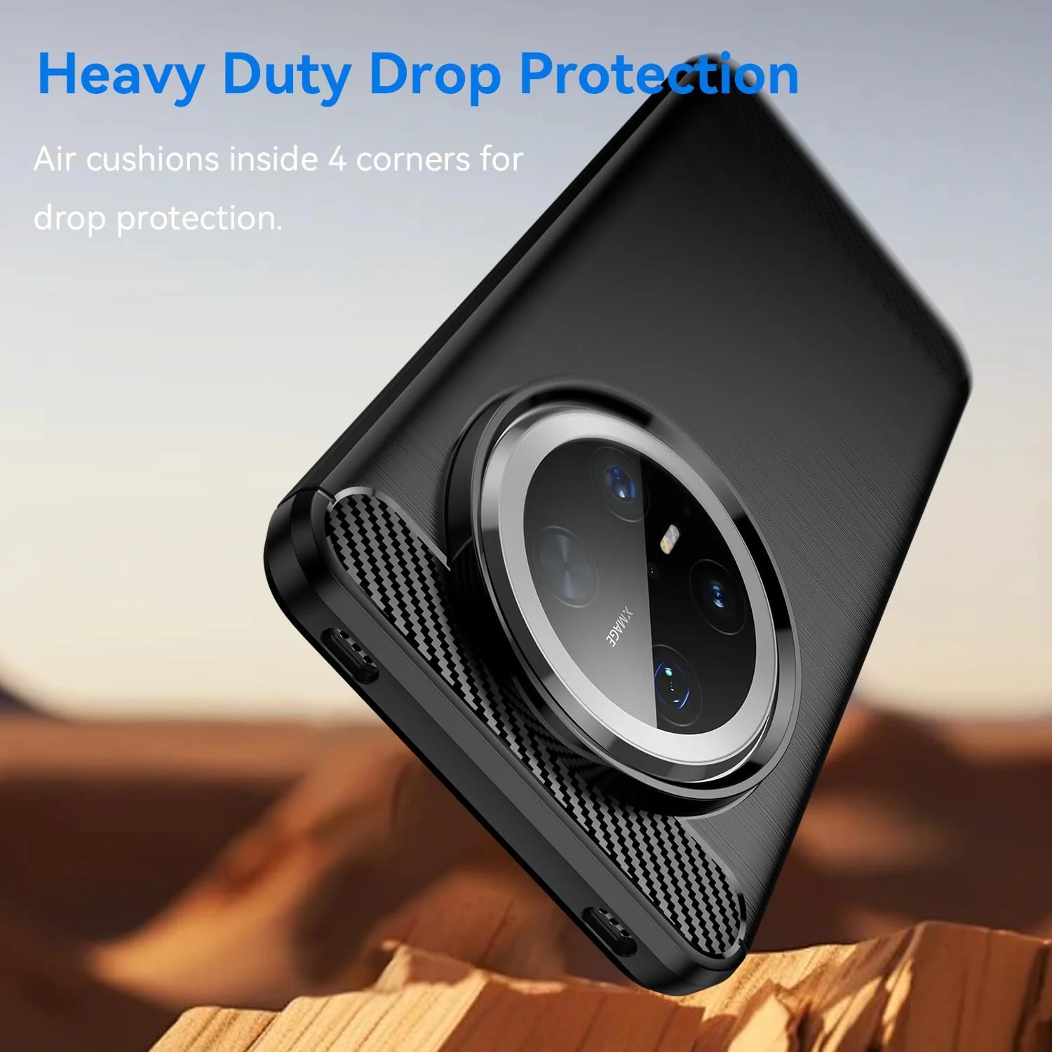 کاور فوق العاده باریک گوشی هواوی میت 70 پرو، بسیار سبک، ضد خش، جنس نرم - مشکی کاور فوق العاده باریک گوشی هواوی میت 70 پرو، بسیار سبک، ضد خش، جنس نرم - مشکی