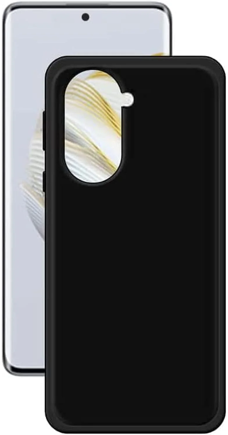 قاب محافظ گوشی هوآوی نوا 10 EMODIL، مشکی، باریک، TPU نرم، پوشش سیلیکونی انعطاف پذیر و مات