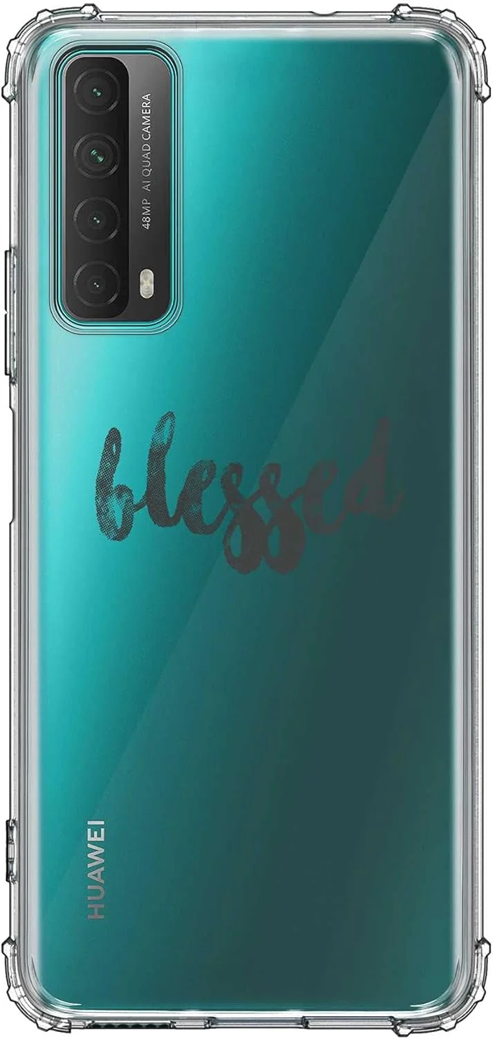 کاور محافظ شفاف کلاسیک سازگار با هوآوی Y7a / P SMART 2021، ژله ای TPU نرم ضد ضربه با کیسه هوا، نازک، شفاف و انعطاف پذیر [طراحی شده برای هوآوی Y7a / P SMART 2021] - متبرک