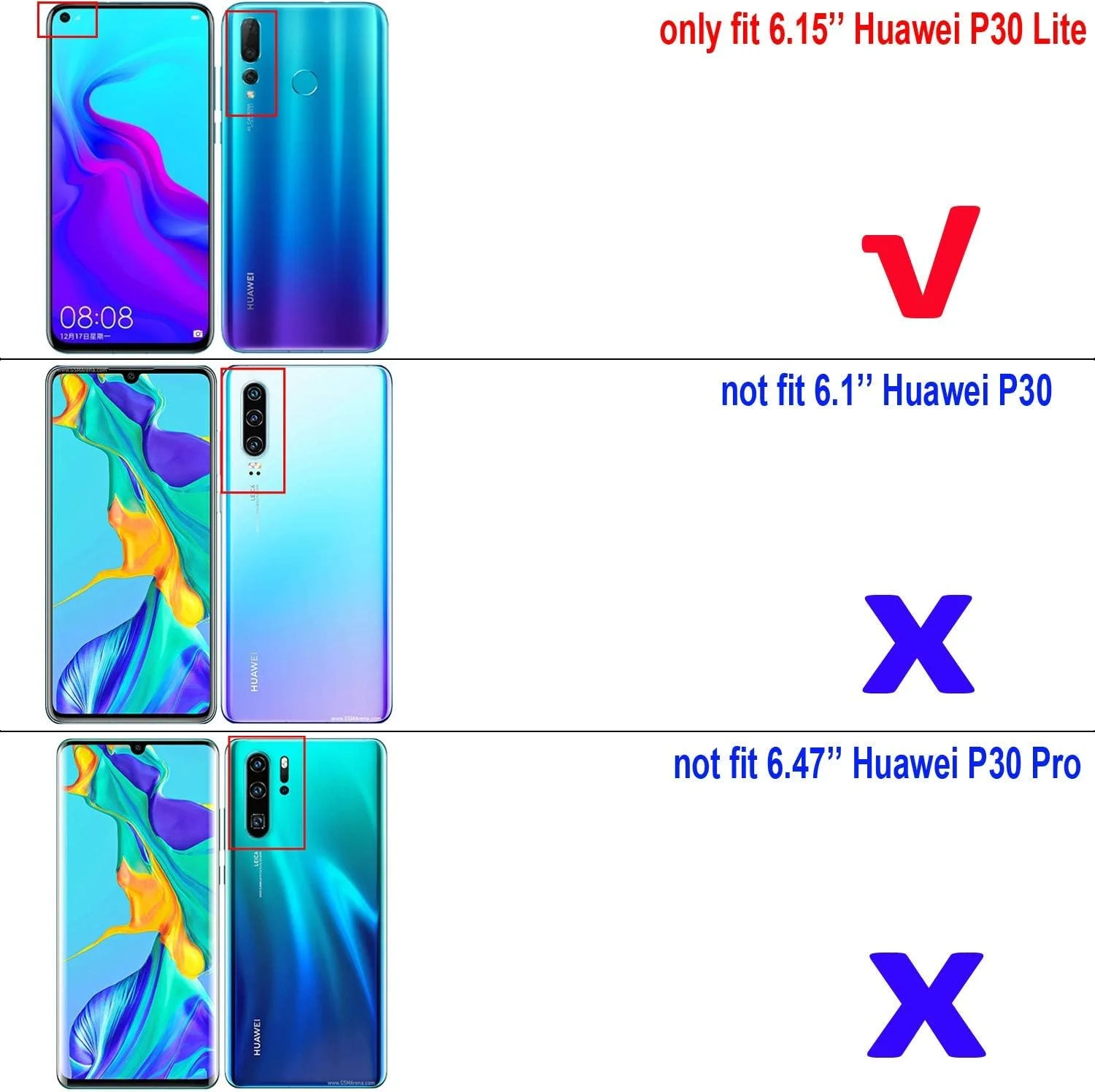 قاب محافظ گوشی هوآوی P30 Lite مای‌جین، با حلقه فلزی استند، ضد ضربه، سپر سخت (سازگار با پایه نگهدارنده مغناطیسی خودرو)، پوشش مقاوم دولایه برای هوآوی P30 Lite و نوا 4E (آبی تیره)