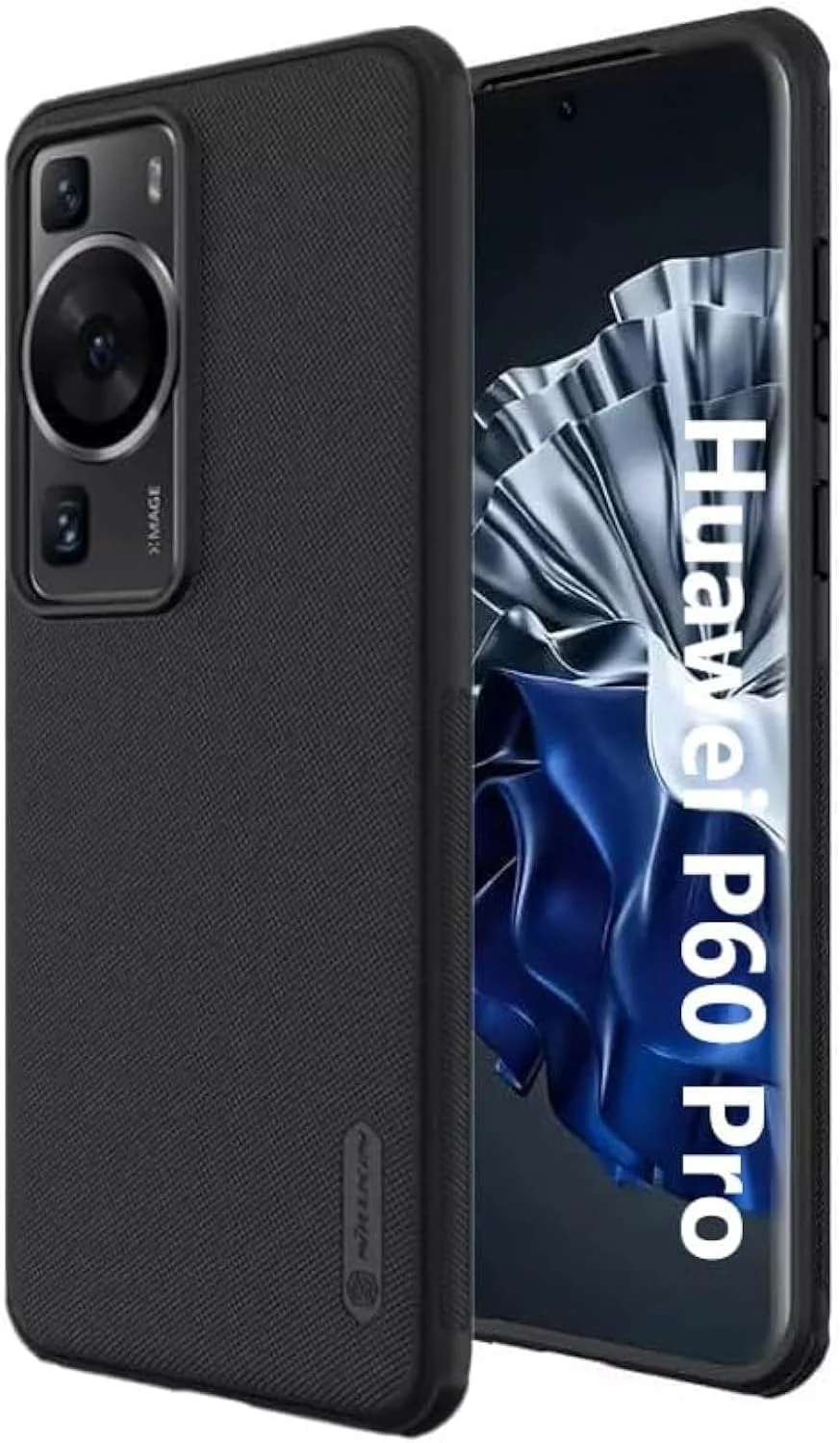 قاب محافظ گوشی هوآوی P60 و P60 پرو، محافظ سوپر فراستد شیلد پرو مات، محافظت کامل، ضد خش، باریک، لوکس، PC سخت، قاب پشتی محافظ برای هوآوی P60 و P60 پرو - مشکی