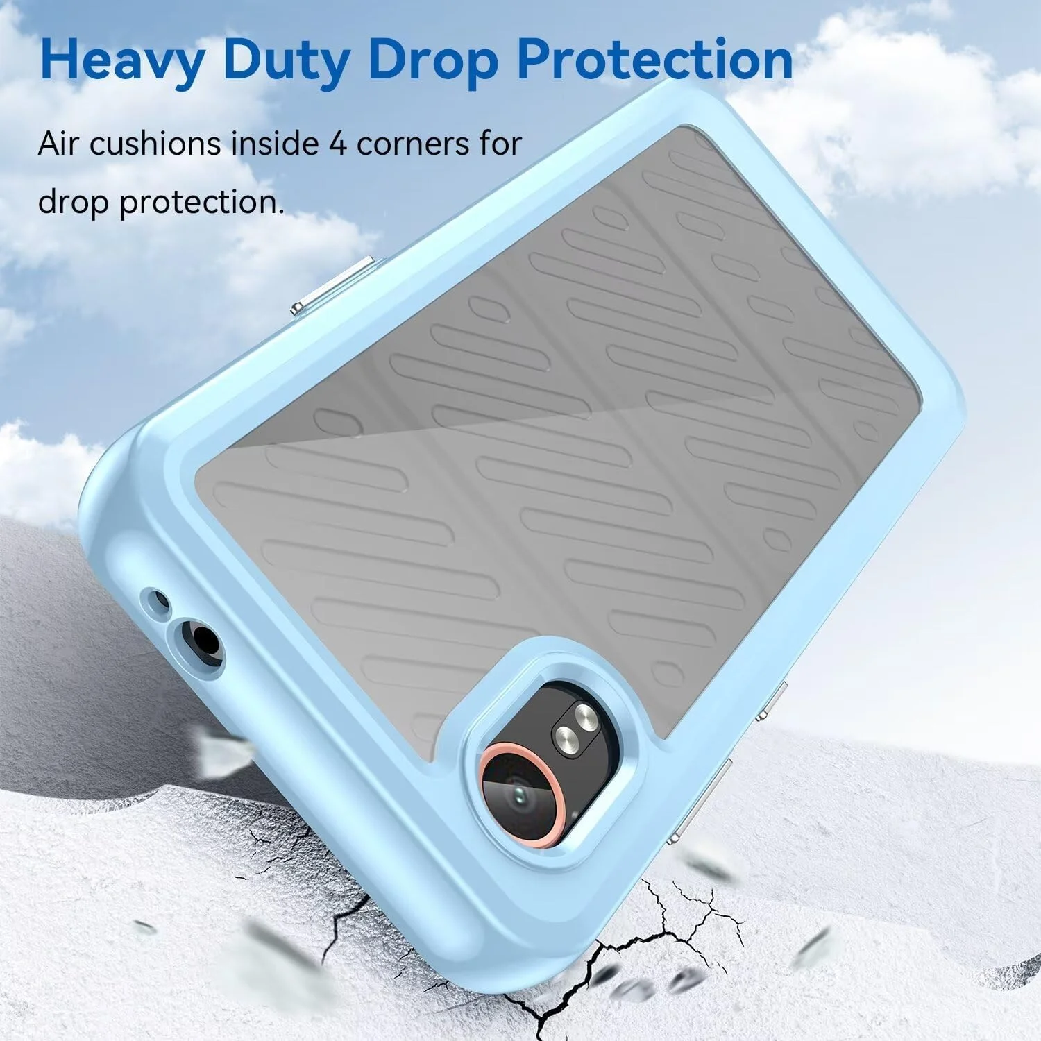 قاب گوشی سازگار با هوآوی نوا ۱۳ پرو، PC سخت، ضد خش، سبک وزن، شفاف، پوشش سازگار با هوآوی نوا ۱۳ پرو (آبی)