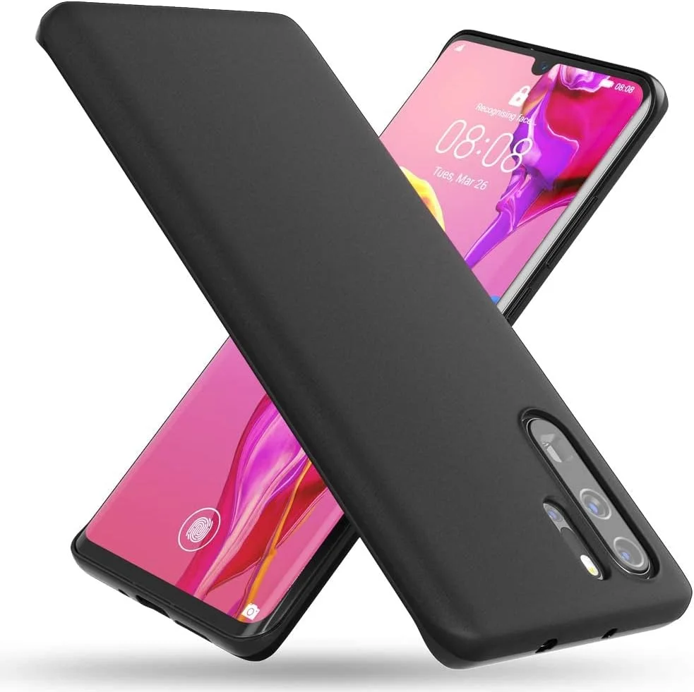 کاور سیلیکونی Muzz برای گوشی هوآوی P30 Pro، ضد ضربه و ضد خش (مشکی)