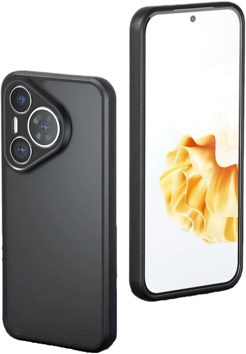 قاب محافظ سازگار با هوآوی Pura 70 Pro، فوق العاده نازک و سبک، محافظت 360 درجه، مقاوم در برابر ضربه، دکمه های یکپارچه، ضد اثر انگشت، برش های دقیق
