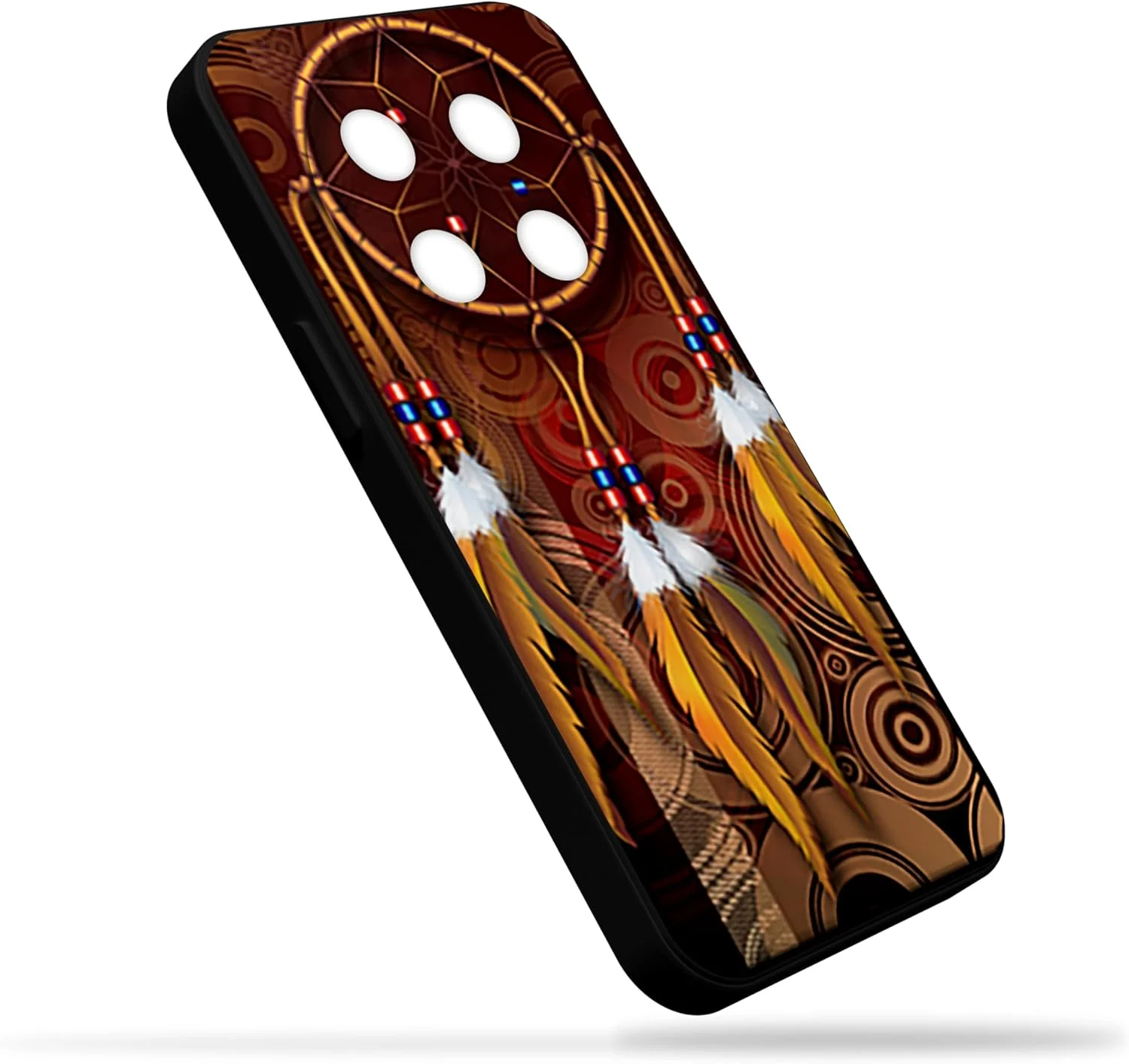 کاور محافظ TPU سازگار با مدل Huawei nova 12i با طرح پرهای آمریکایی