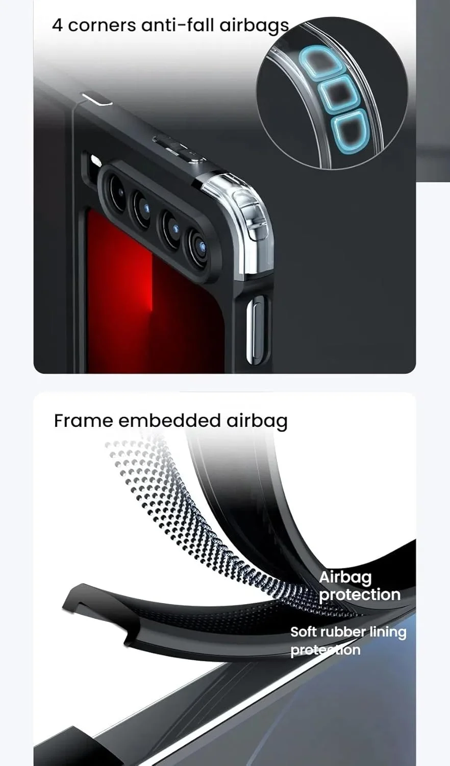 قاب محافظ گوشی هوآوی Pura X (سال 2025)، محافظت از لنز با سوراخ دقیق، پوشش محافظ تاشو فوق العاده نازک و سازگار با پوست (مشکی)