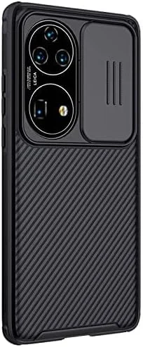 کاور محافظ دوربین دار AWH CamShield Pro برای هوآوی P50 Pro، ضد ضربه، مقاوم در برابر ضربه، (مشکی)