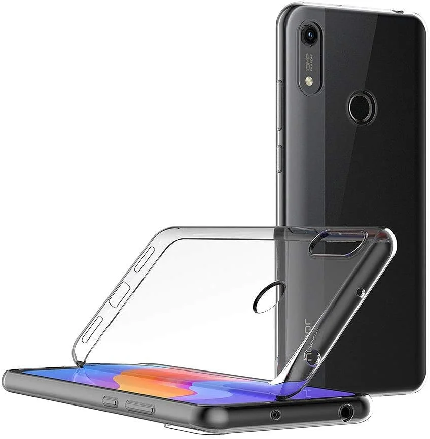 قاب مای‌جین برای هوآوی Y6 2019 / آنر پلی 8A (6.09 اینچ) ژله‌ای نرم TPU با روکش پشتی شفاف