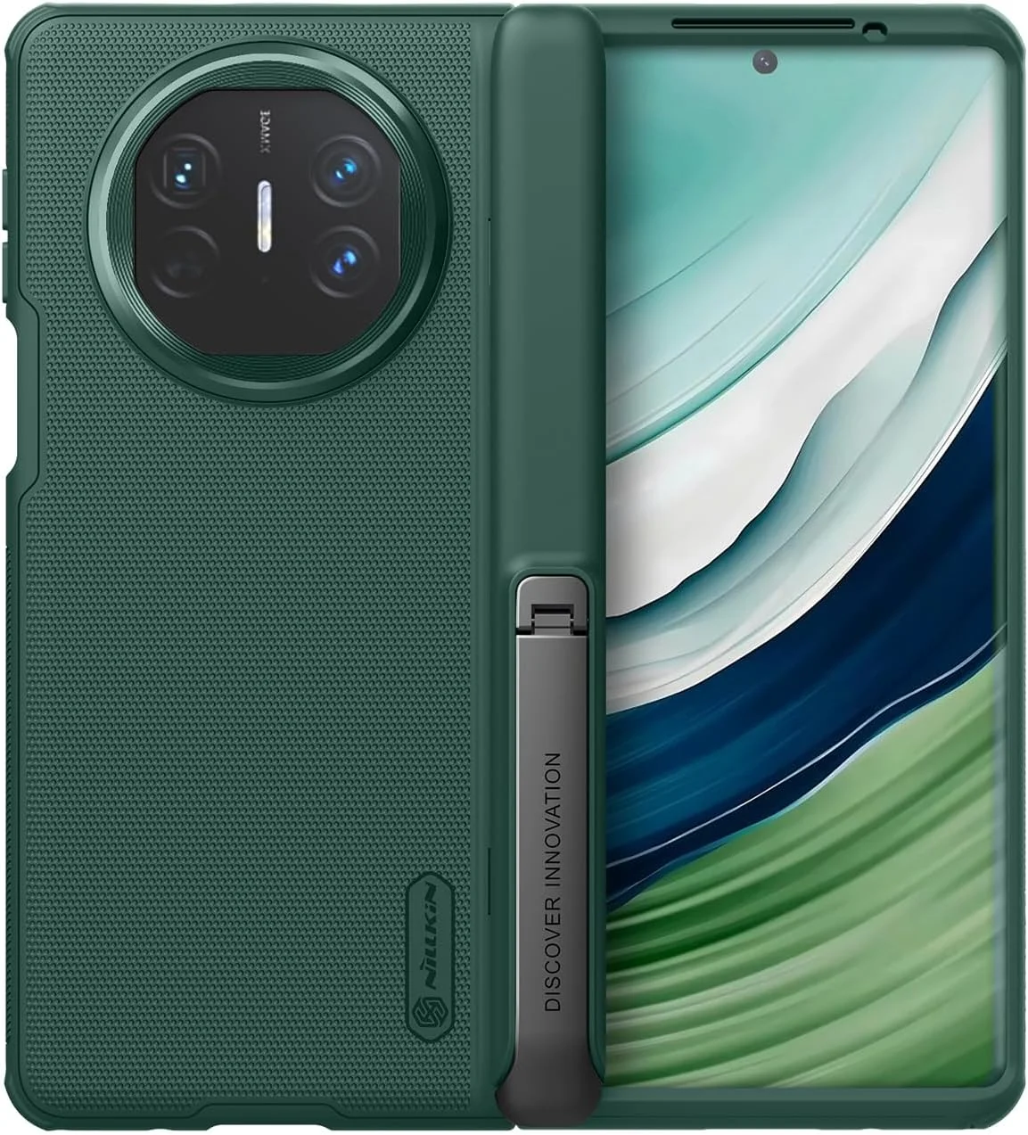 کاور محافظ سری Nillkin Super Frosted Shield Fold (همراه با استند) طراحی شده برای Huawei Mate X5 - سبز