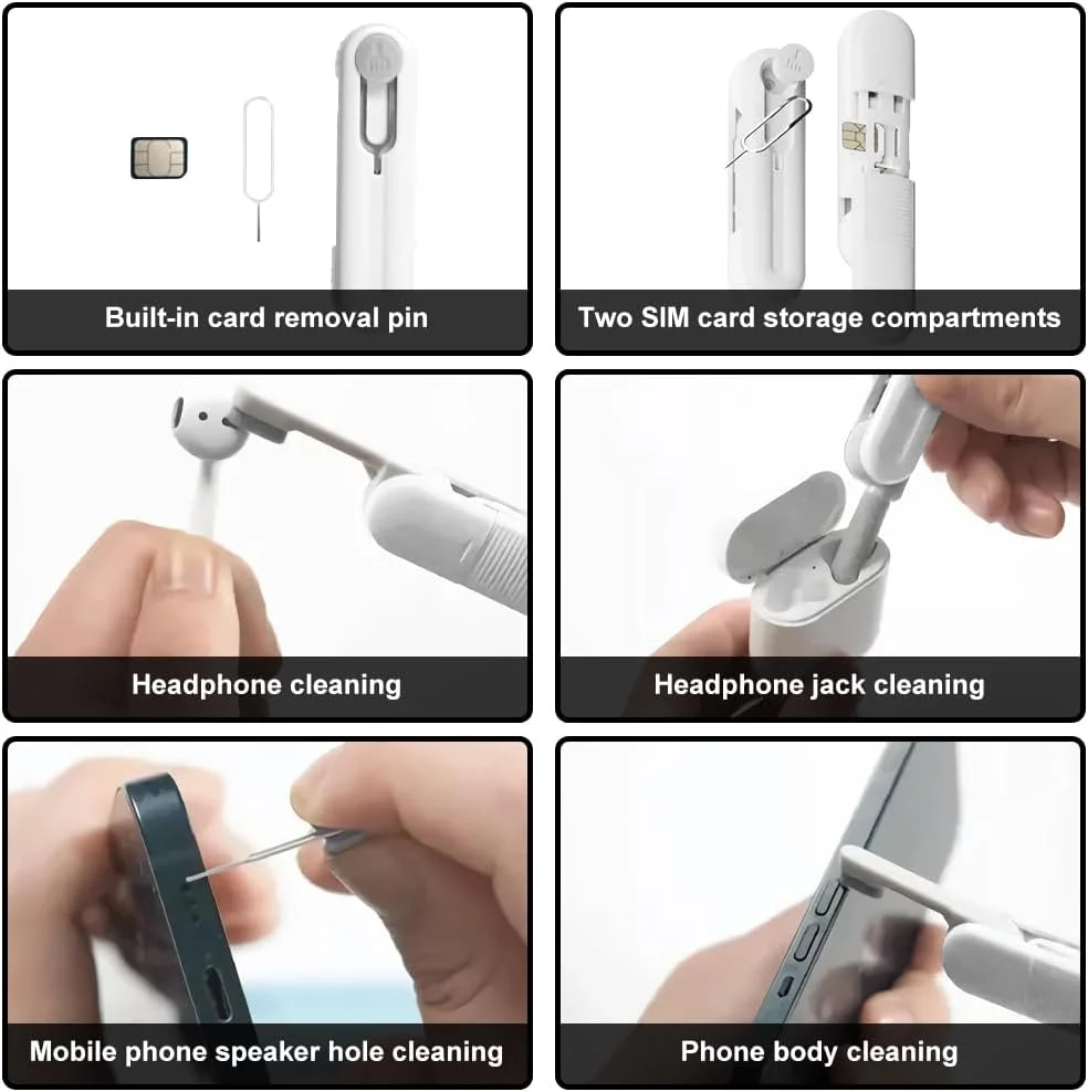 کاور سیلیکونی OneNine برای Huawei FreeClip به همراه جاکلیدی و ابزار تمیز کننده، کاور نرم و انعطاف پذیر ضد ضربه و ضد افتادن سازگار با Huawei FreeClip