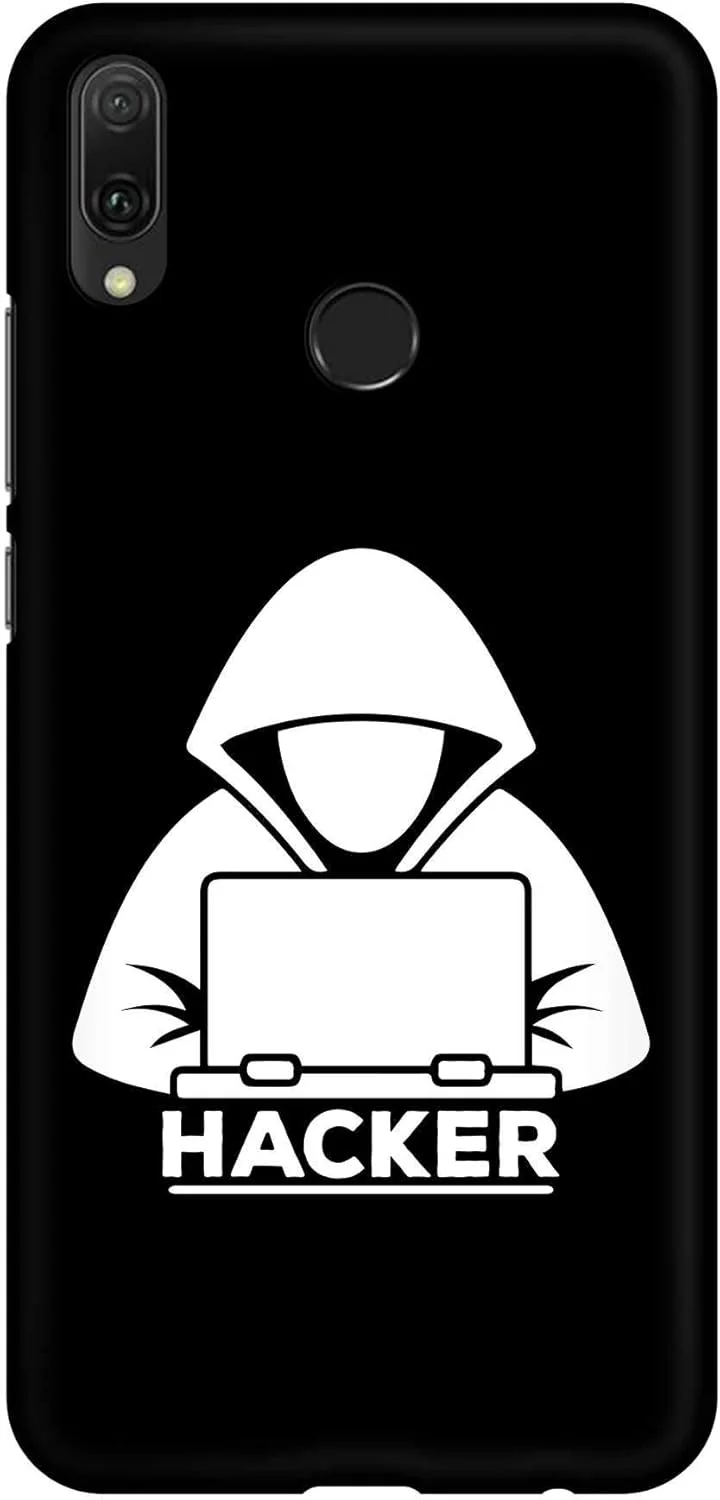 قاب محافظ باریک و سفارشی گوشی هوآوی Y9 2019 سری Basic با روکش مات - طرح هکر