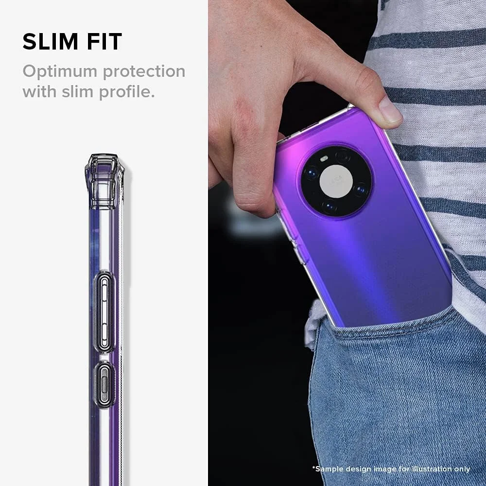 کاور محافظ شفاف کلاسیک سازگار با هوآوی میت 40 پرو، ژله ای TPU نرم با قابلیت ضد ضربه و انعطاف پذیر [طراحی شده برای هوآوی میت 40 پرو] - طرح شیر دانا