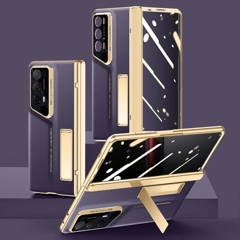 قاب گوشی هوشمند Gruattreay سازگار با Huawei Honor Magic V2 RSR، محافظت دوگانه، دارای محافظ حریم خصوصی داخلی، با پایه مغناطیسی، قاب برای Honor Magic V2 RSR (بنفش) قاب گوشی هوشمند Gruattreay سازگار با Huawei Honor Magic V2 RSR، محافظت دوگانه، دارای محافظ حریم خصوصی داخلی، با پایه مغناطیسی، قاب برای Honor Magic V2 RSR (بنفش)