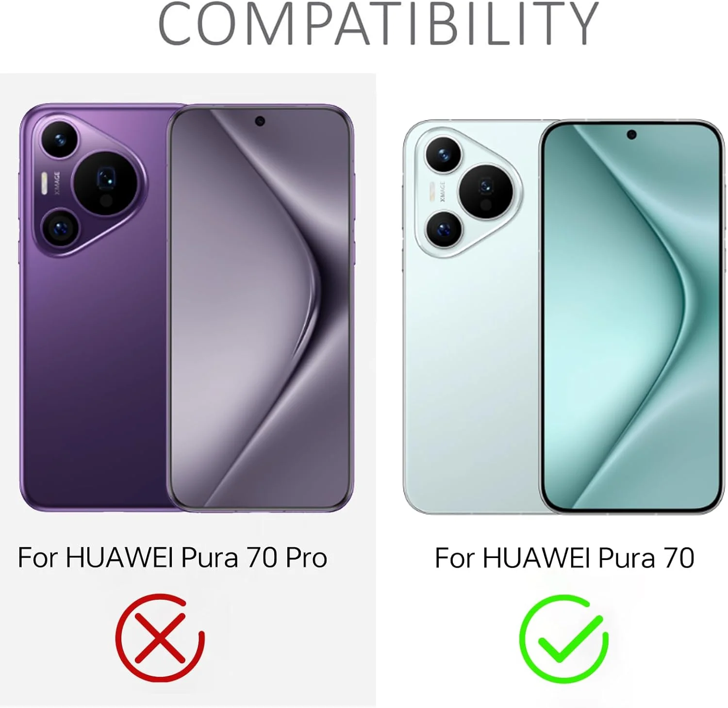 قاب سیلیکونی گوشی هواوی Pura 70 Pro، محافظ نرم (خاکستری، Pura 70 Pro)