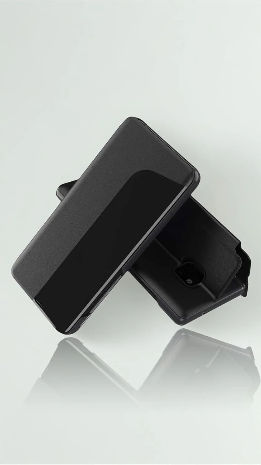 کاور محافظ سازگار با هوآوی میت 20 پرو، دارای پنجره نمایش هوشمند، کاور تاشو، چرم PU، کاور محافظ، جای کارت، گیره تقویت شده، کاور بامپر شیک برای هوآوی میت 20 پرو کاور محافظ سازگار با هوآوی میت 20 پرو، دارای پنجره نمایش هوشمند، کاور تاشو، چرم PU، کاور محافظ، جای کارت، گیره تقویت شده، کاور بامپر شیک برای هوآوی میت 20 پرو