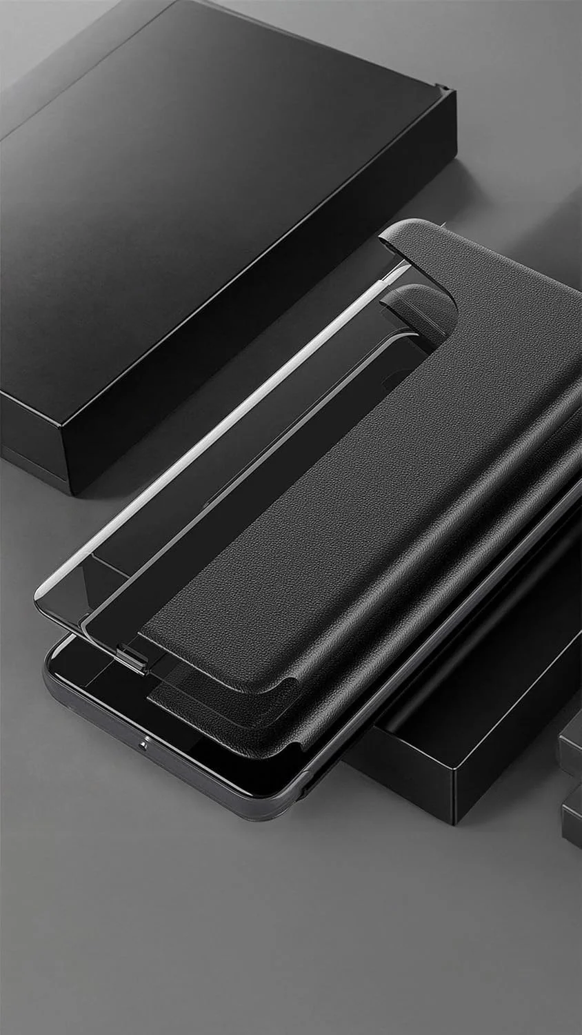 کاور محافظ سازگار با هوآوی میت 20 پرو، دارای پنجره نمایش هوشمند، کاور تاشو، چرم PU، کاور محافظ، جای کارت، گیره تقویت شده، کاور بامپر شیک برای هوآوی میت 20 پرو کاور محافظ سازگار با هوآوی میت 20 پرو، دارای پنجره نمایش هوشمند، کاور تاشو، چرم PU، کاور محافظ، جای کارت، گیره تقویت شده، کاور بامپر شیک برای هوآوی میت 20 پرو