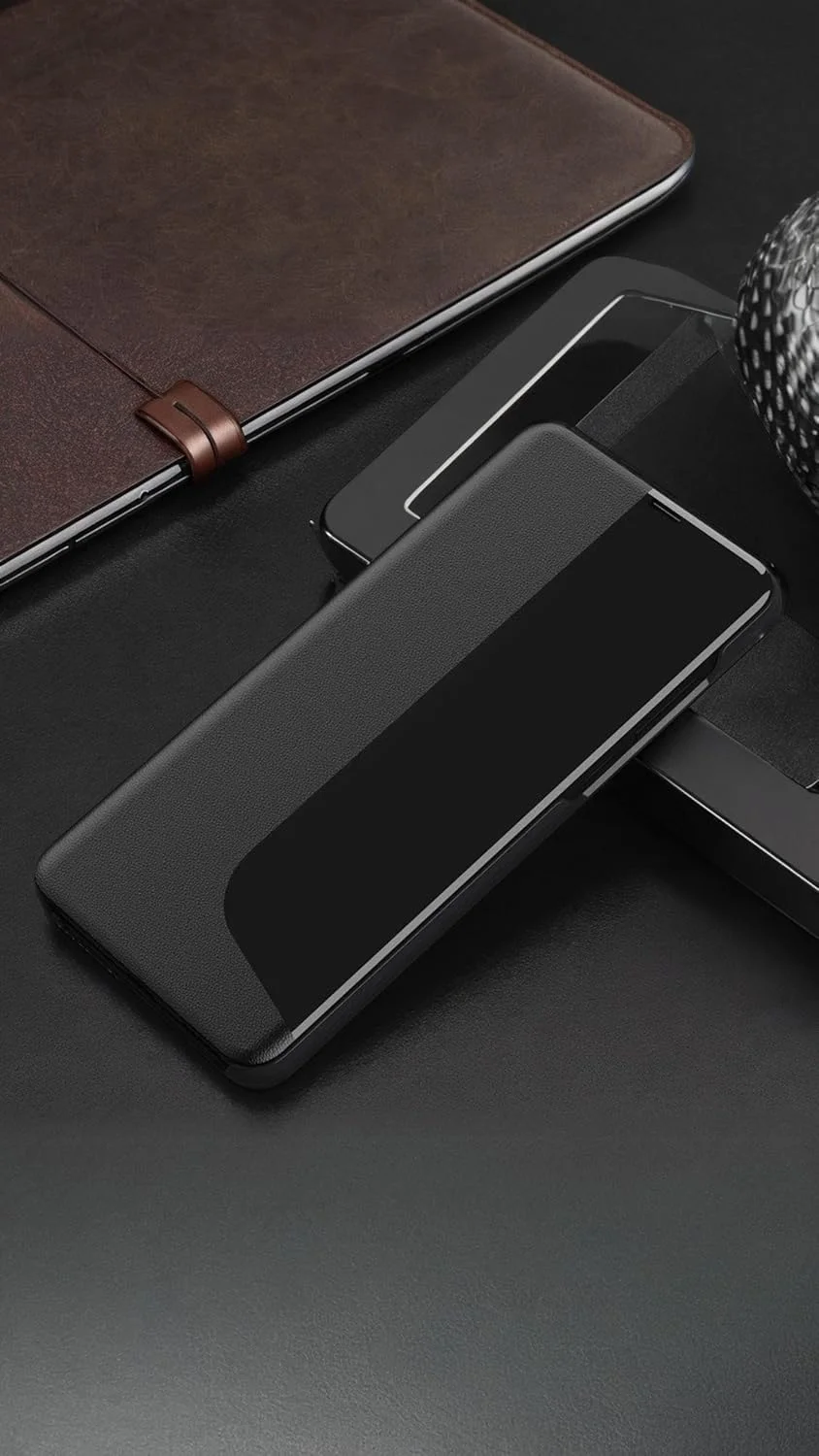 کاور محافظ سازگار با هوآوی میت 20 پرو، دارای پنجره نمایش هوشمند، کاور تاشو، چرم PU، کاور محافظ، جای کارت، گیره تقویت شده، کاور بامپر شیک برای هوآوی میت 20 پرو کاور محافظ سازگار با هوآوی میت 20 پرو، دارای پنجره نمایش هوشمند، کاور تاشو، چرم PU، کاور محافظ، جای کارت، گیره تقویت شده، کاور بامپر شیک برای هوآوی میت 20 پرو