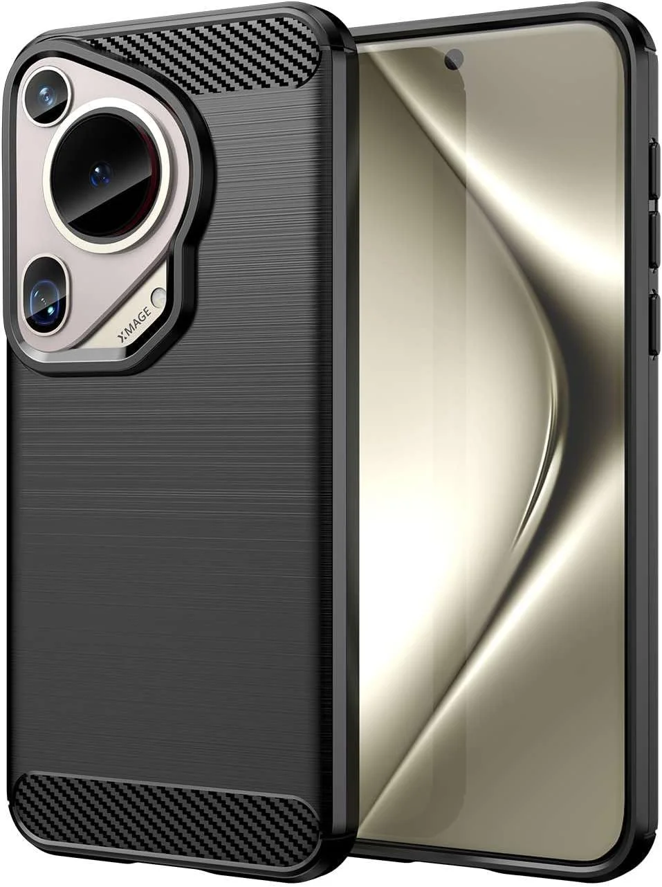 قاب محافظ سازگار با HUAWEI Pura 70 Ultra، نازک و سبک، مقاوم در برابر خراش، ضد اثر انگشت و محافظت در برابر افتادن - مشکی