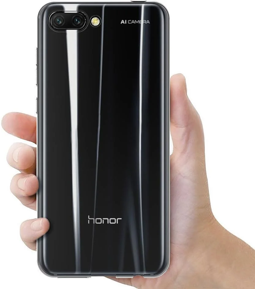 کاور محافظ ژله‌ای نرم مای‌جین مناسب برای گوشی هوآوی Honor 10 (سایز 5.84 اینچ) با بامپر TPU و پشت شفاف