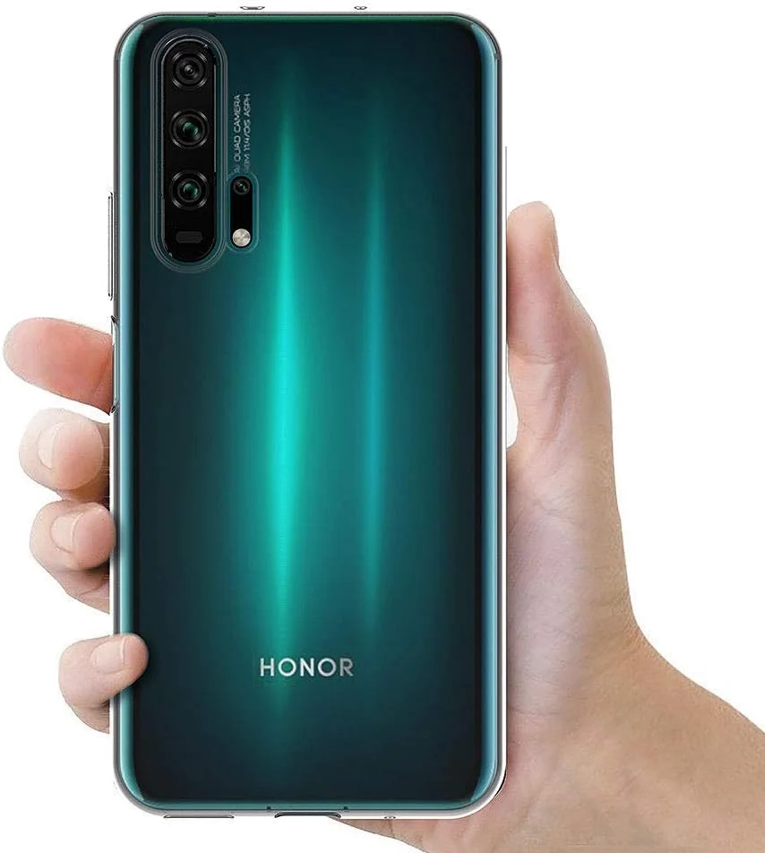 قاب محافظ ژله ای نرم مای جین برای گوشی هوآوی آنر 20 پرو (6.26 اینچ) با پوشش پشتی شفاف