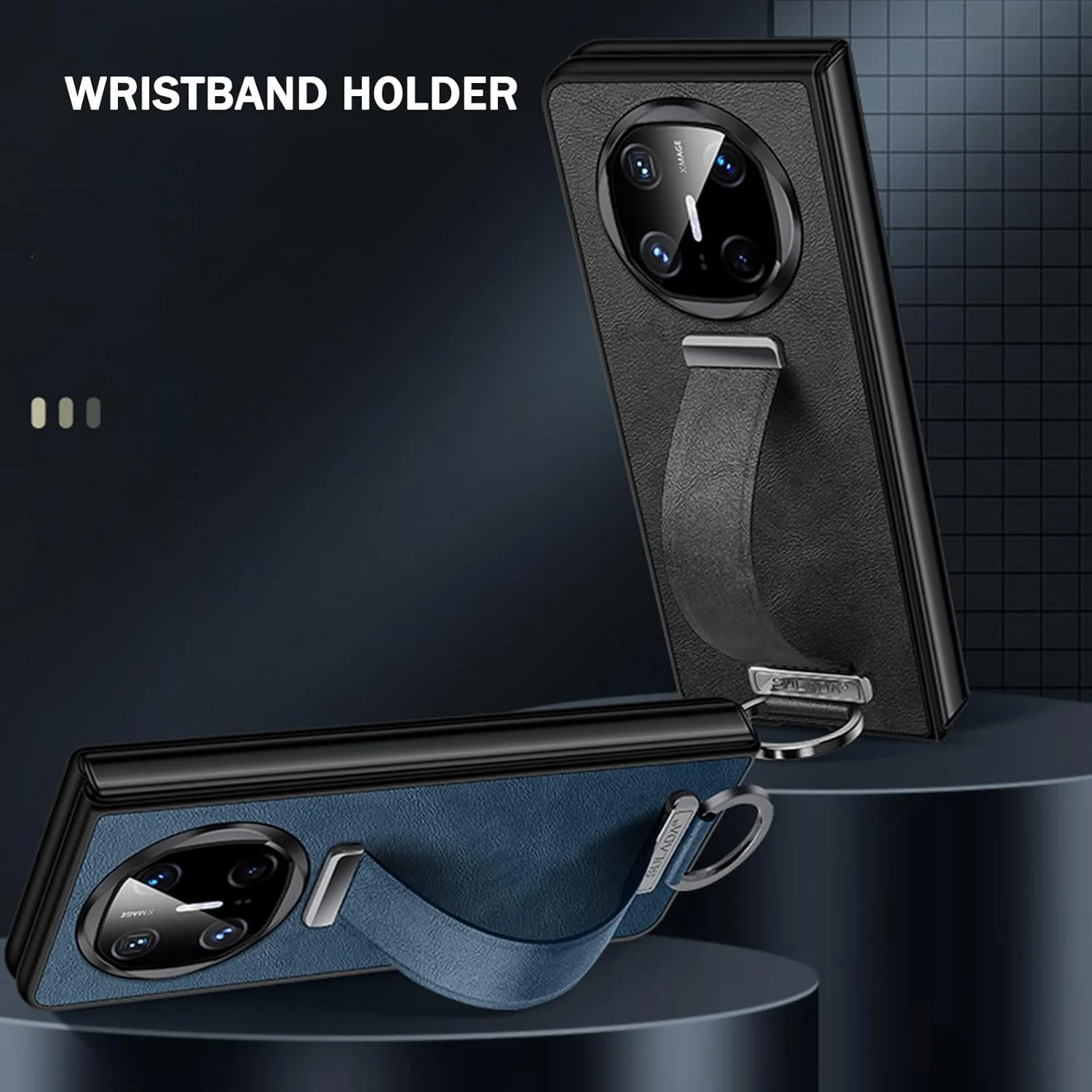 کاور چرمی گوشی هواوی میت X6 به همراه بند مچی جمع شونده، محافظ ضد ضربه و دارای استند (مشکی) کاور چرمی گوشی هواوی میت X6 به همراه بند مچی جمع شونده، محافظ ضد ضربه و دارای استند (مشکی)