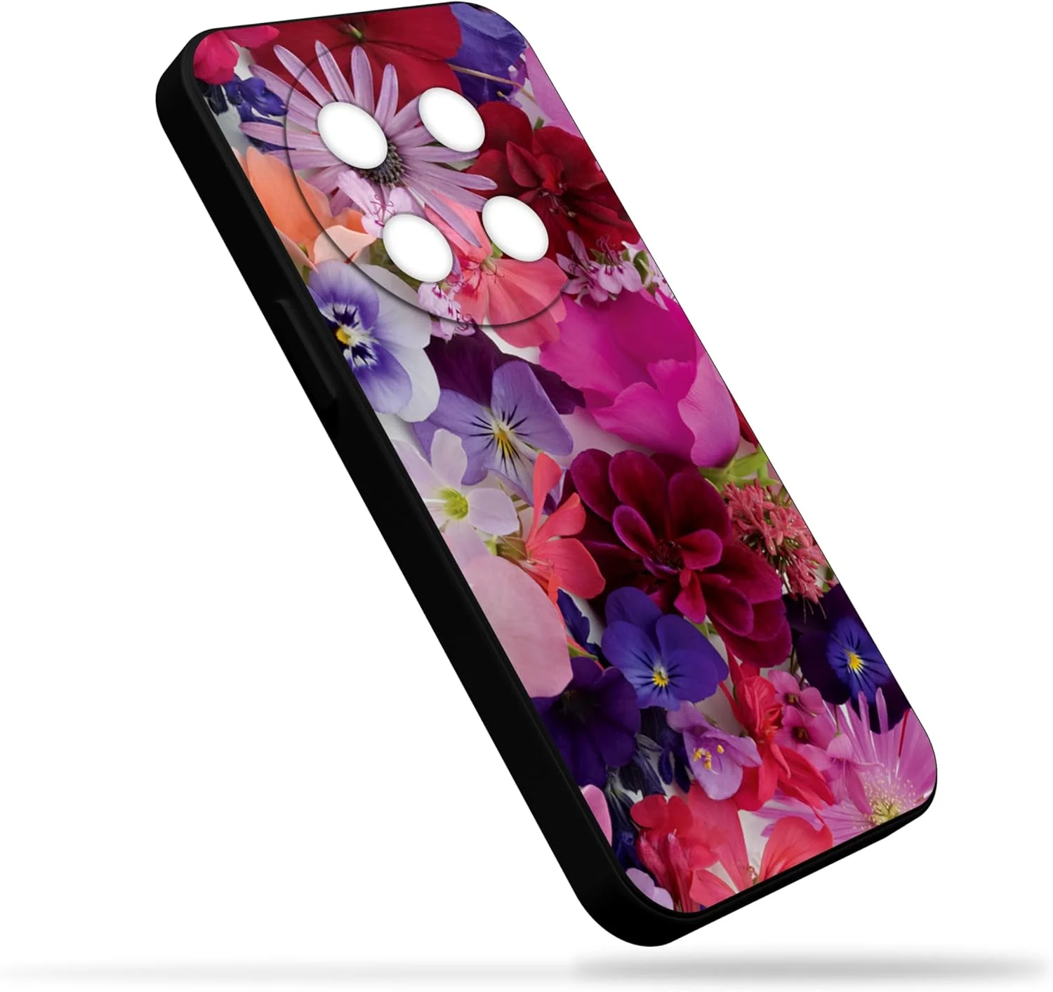 قاب پشتی گوشی موبایل TPU سازگار با مدل Huawei nova 12i با طرح گل های متنوع