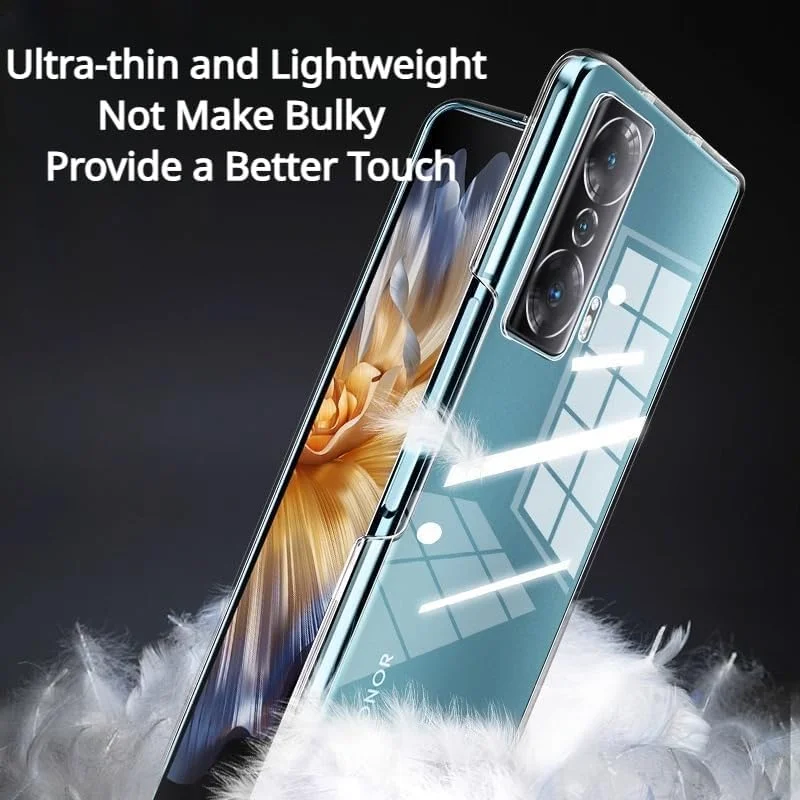 کاور محافظ گوشی آنر مجیک وی 2 5G مدل 2023 Gruattreay، باریک، سخت، شفاف، مقاوم در برابر ضربه کاور محافظ گوشی آنر مجیک وی 2 5G مدل 2023 Gruattreay، باریک، سخت، شفاف، مقاوم در برابر ضربه