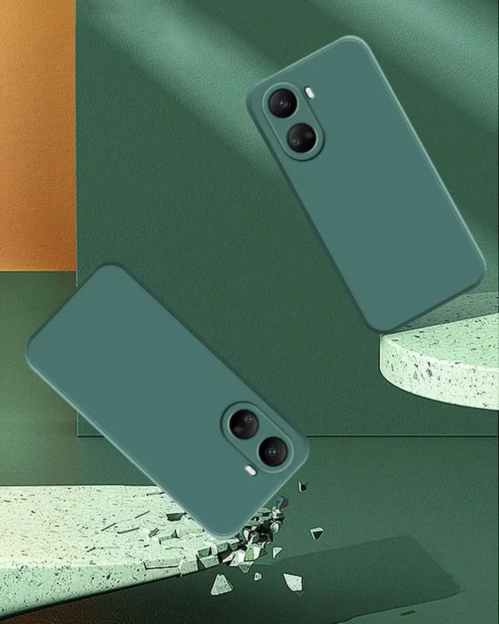 کاور باریک سبز رنگ Emodil برای هوآوی نوا 12 SE / 11 SE - کاور پشتی TPU نرم، سیلیکون انعطاف پذیر، پوشش مات کاور باریک سبز رنگ Emodil برای هوآوی نوا 12 SE / 11 SE - کاور پشتی TPU نرم، سیلیکون انعطاف پذیر، پوشش مات