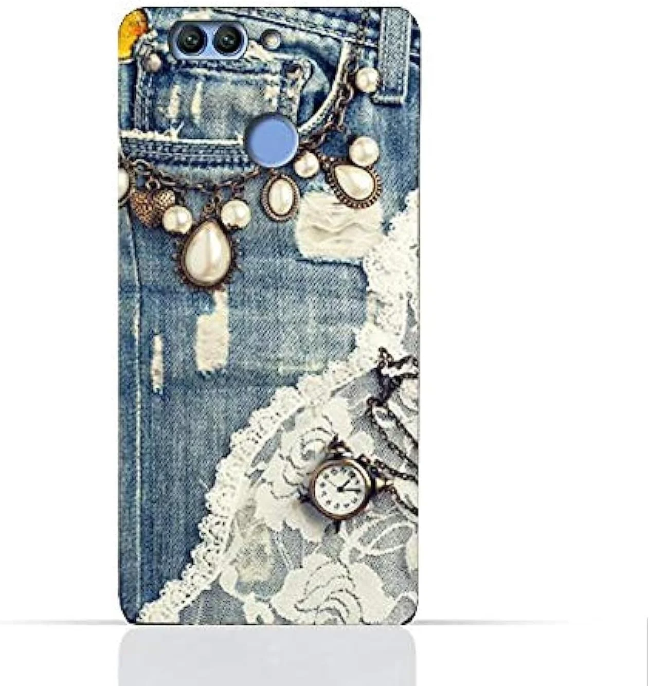 قاب سیلیکونی TPU گوشی هوآوی نوا 2 پلاس AMC با طرح جین مدرن قاب سیلیکونی TPU گوشی هوآوی نوا 2 پلاس AMC با طرح جین مدرن