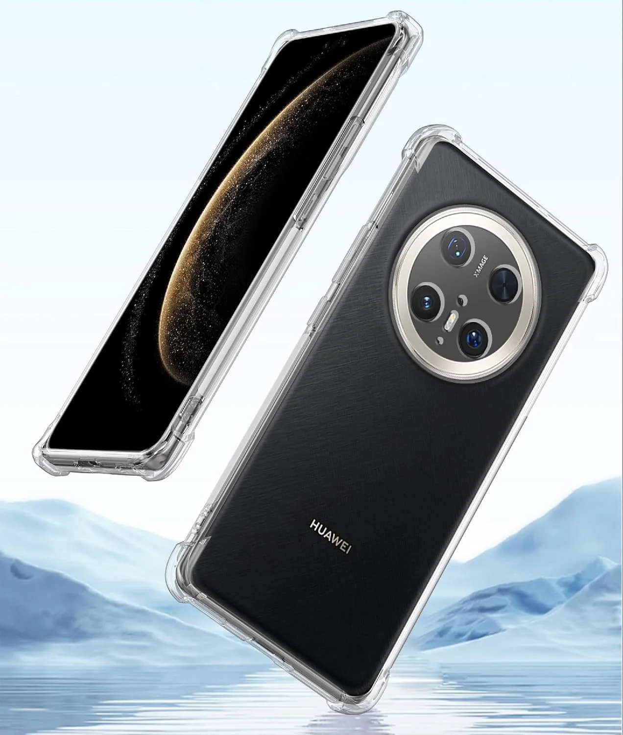 کاور شفاف ژله ای نرم سیلیکونی محافظ پشت گوشی Zubitech برای هوآوی میت 70 پرو / میت 70 پرو پلاس، ضد ضربه، گوشه های تقویت شده کاور شفاف ژله ای نرم سیلیکونی محافظ پشت گوشی Zubitech برای هوآوی میت 70 پرو / میت 70 پرو پلاس، ضد ضربه، گوشه های تقویت شده