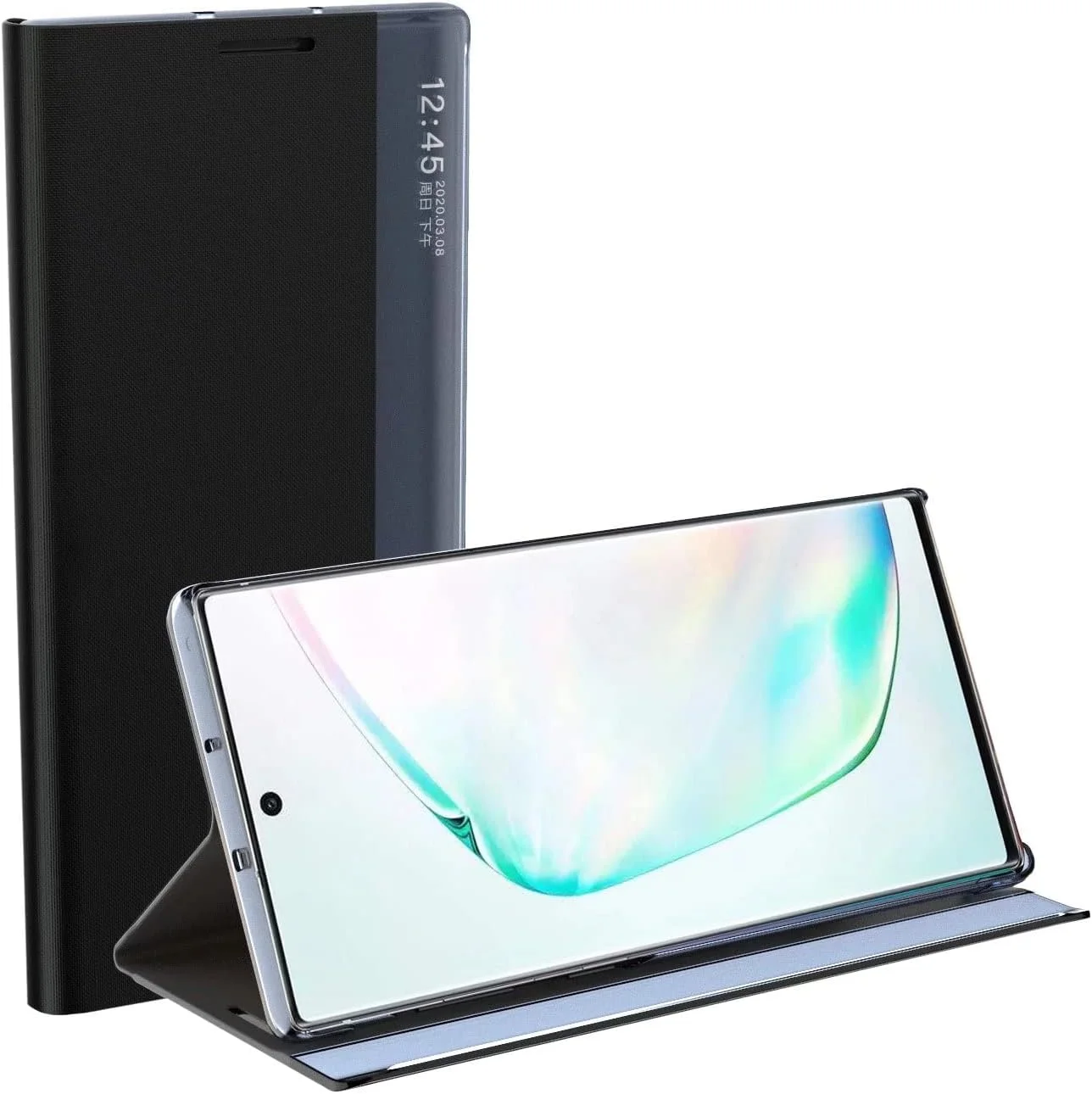 کیف RanTuo برای Huawei P60 Art، کاور هوشمند آهنربایی، پایه تاشو، ضد ضربه، ضد خش، قاب گوشی برای کاور Huawei P60 Art. (مشکی) کیف RanTuo برای Huawei P60 Art، کاور هوشمند آهنربایی، پایه تاشو، ضد ضربه، ضد خش، قاب گوشی برای کاور Huawei P60 Art. (مشکی)