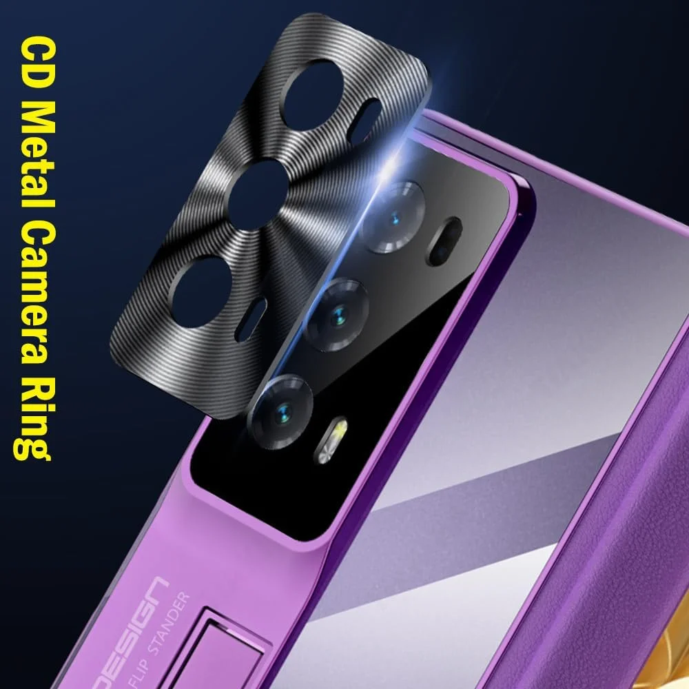 کاور محافظ گوشی آنر مجیک V2: کاور شیک و شفاف با روکش آبکاری شده و استند، محافظ لولا - ضد خش، کاور لوکس و زیبا برای آنر مجیک V2 2023 (مشکی) کاور محافظ گوشی آنر مجیک V2: کاور شیک و شفاف با روکش آبکاری شده و استند، محافظ لولا - ضد خش، کاور لوکس و زیبا برای آنر مجیک V2 2023 (مشکی)