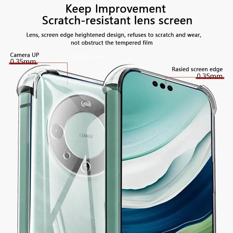 قاب محافظ ژله ای شفاف EMODIL با ضربه گیر هوا و گوشه های تقویت شده، ضد خش و مقاوم در برابر ضربه برای گوشی هواوی میت 60 پرو (شفاف) قاب محافظ ژله ای شفاف EMODIL با ضربه گیر هوا و گوشه های تقویت شده، ضد خش و مقاوم در برابر ضربه برای گوشی هواوی میت 60 پرو (شفاف)