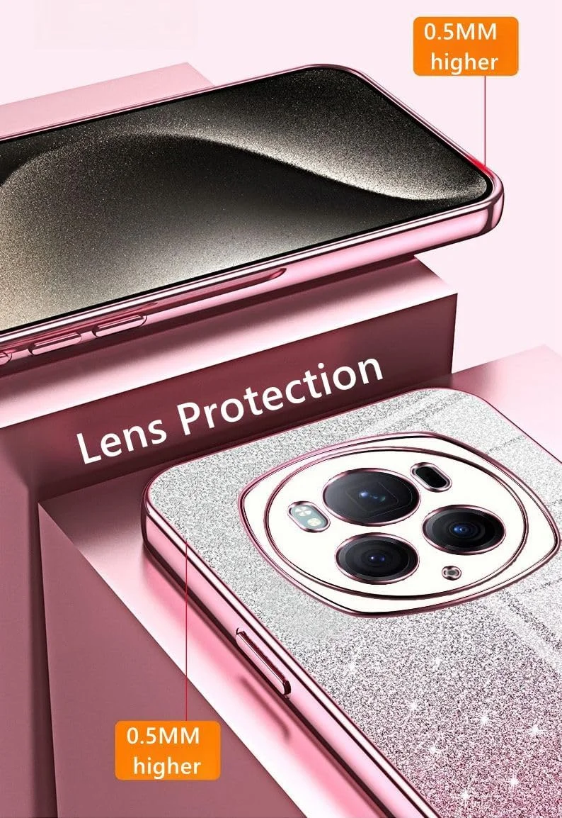 قاب اکلیلی برای آنر مجیک 6 پرو، قاب لوکس با روکش گرادیانی، کاور محافظ باریک و ضد ضربه برای گوشی آنر مجیک 6 پرو، بافت عالی، قاب درخشان و جذاب برای دختران و بانوان (اکلیلی طلایی) قاب اکلیلی برای آنر مجیک 6 پرو، قاب لوکس با روکش گرادیانی، کاور محافظ باریک و ضد ضربه برای گوشی آنر مجیک 6 پرو، بافت عالی، قاب درخشان و جذاب برای دختران و بانوان (اکلیلی طلایی)