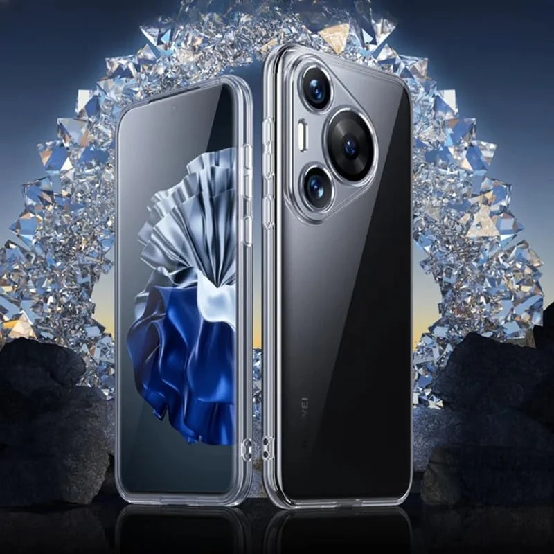 کاور محافظ ژله ای سازگار با هوآوی Pura 70 Pro/Pura 70 Pro Plus 5G، کاور پشتی نرم TPU، ضربه گیر سیلیکونی ضد اثر انگشت، محافظ کامل بدنه کاور محافظ ژله ای سازگار با هوآوی Pura 70 Pro/Pura 70 Pro Plus 5G، کاور پشتی نرم TPU، ضربه گیر سیلیکونی ضد اثر انگشت، محافظ کامل بدنه
