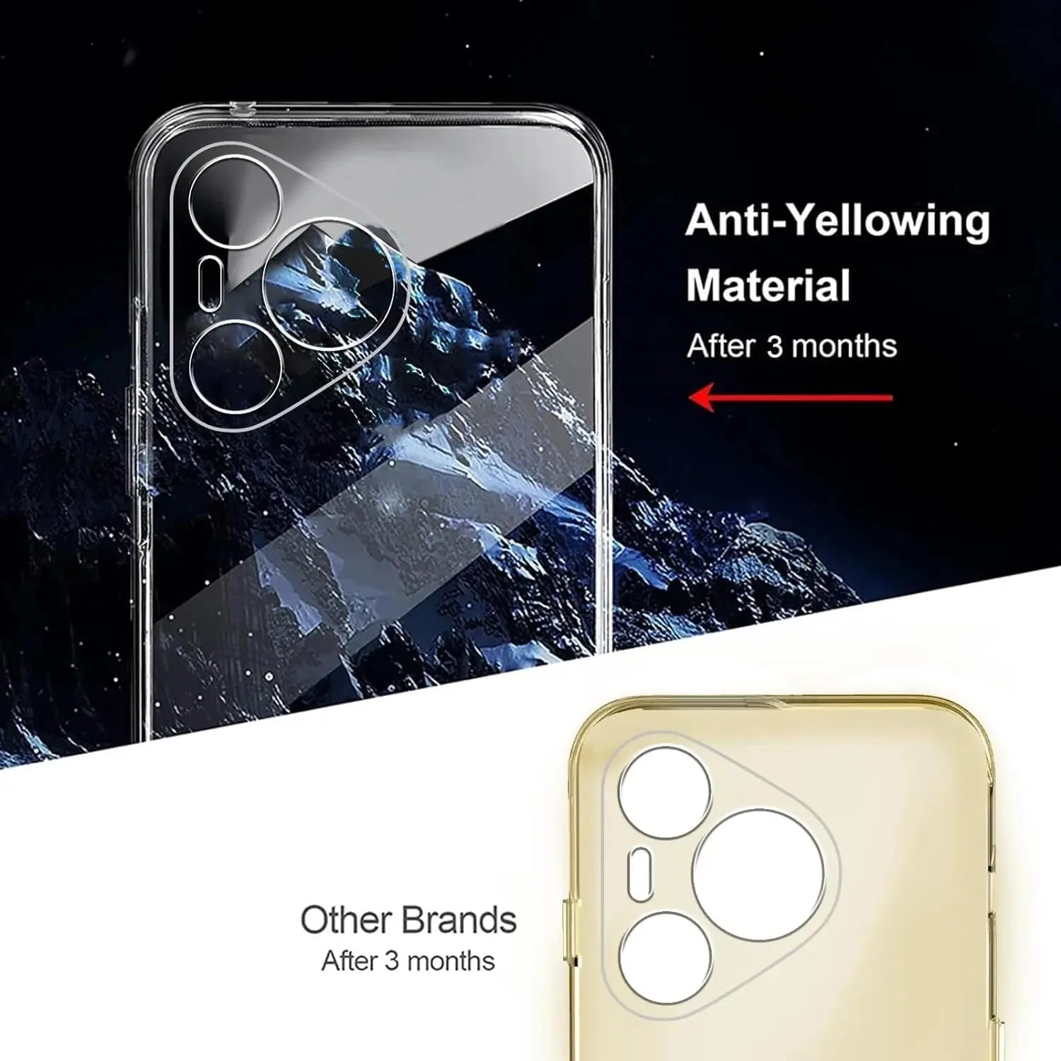 کاور محافظ ژله ای سازگار با هوآوی Pura 70 Pro/Pura 70 Pro Plus 5G، کاور پشتی نرم TPU، ضربه گیر سیلیکونی ضد اثر انگشت، محافظ کامل بدنه کاور محافظ ژله ای سازگار با هوآوی Pura 70 Pro/Pura 70 Pro Plus 5G، کاور پشتی نرم TPU، ضربه گیر سیلیکونی ضد اثر انگشت، محافظ کامل بدنه