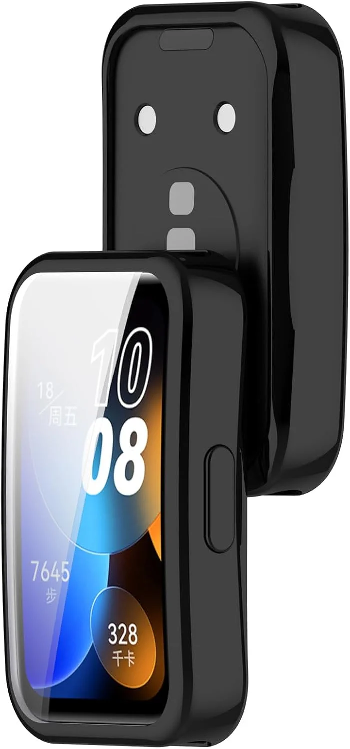 محافظ کامل بدنه دادو فول سازگار با ساعت هوشمند هوآوی بند 8 | بند 9، محافظ کامل TPU با پوشش صفحه نمایش TPU (مشکی) محافظ کامل بدنه دادو فول سازگار با ساعت هوشمند هوآوی بند 8 | بند 9، محافظ کامل TPU با پوشش صفحه نمایش TPU (مشکی)