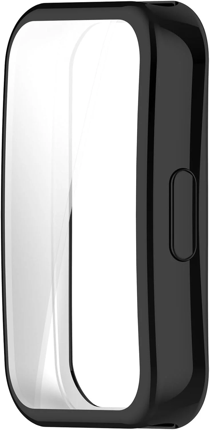 محافظ کامل بدنه دادو فول سازگار با ساعت هوشمند هوآوی بند 8 | بند 9، محافظ کامل TPU با پوشش صفحه نمایش TPU (مشکی)