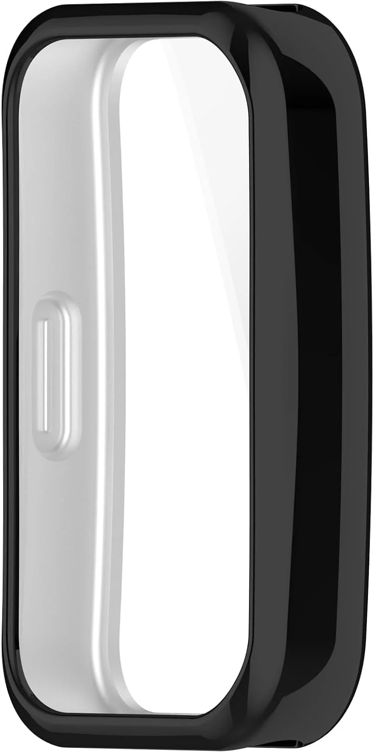 محافظ کامل بدنه دادو فول سازگار با ساعت هوشمند هوآوی بند 8 | بند 9، محافظ کامل TPU با پوشش صفحه نمایش TPU (مشکی)