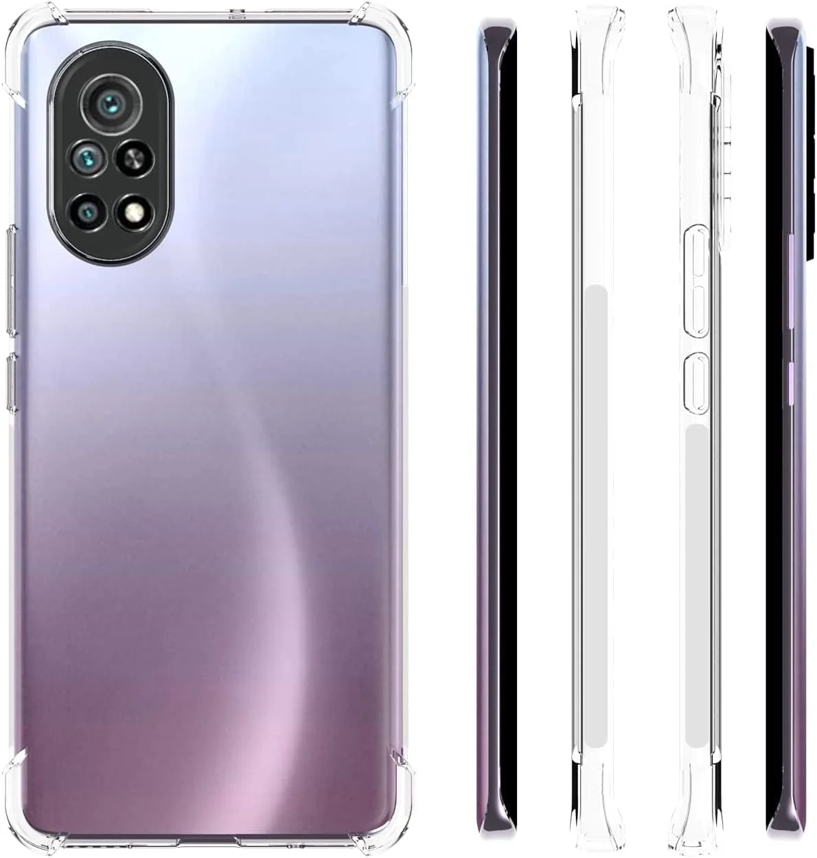 قاب محافظ گوشی هواوی نوا 8 مدل EMODIL، ضربه گیر، سیلیکونی نرم، ضد خش، پوشش کامل لبه ها و گوشه ها قاب محافظ گوشی هواوی نوا 8 مدل EMODIL، ضربه گیر، سیلیکونی نرم، ضد خش، پوشش کامل لبه ها و گوشه ها