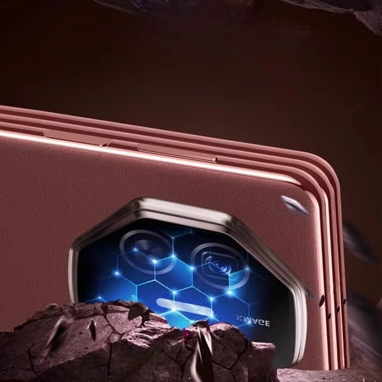 محافظ لنز دوربین سازگار با Huawei Mate XT Ultimate، بسته 2 عددی، محافظ لنز شیشه ای حرارت دیده برای لنز اصلی Mate XT