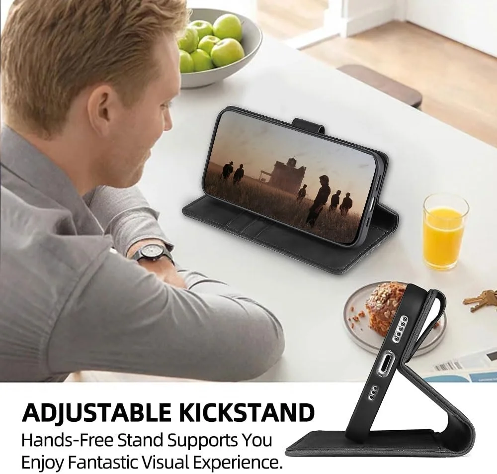 کاور سازگار با هوآوی نوا 4، دارای جای کارت، استند تاشو و قفل مغناطیسی، مشکی کاور سازگار با هوآوی نوا 4، دارای جای کارت، استند تاشو و قفل مغناطیسی، مشکی