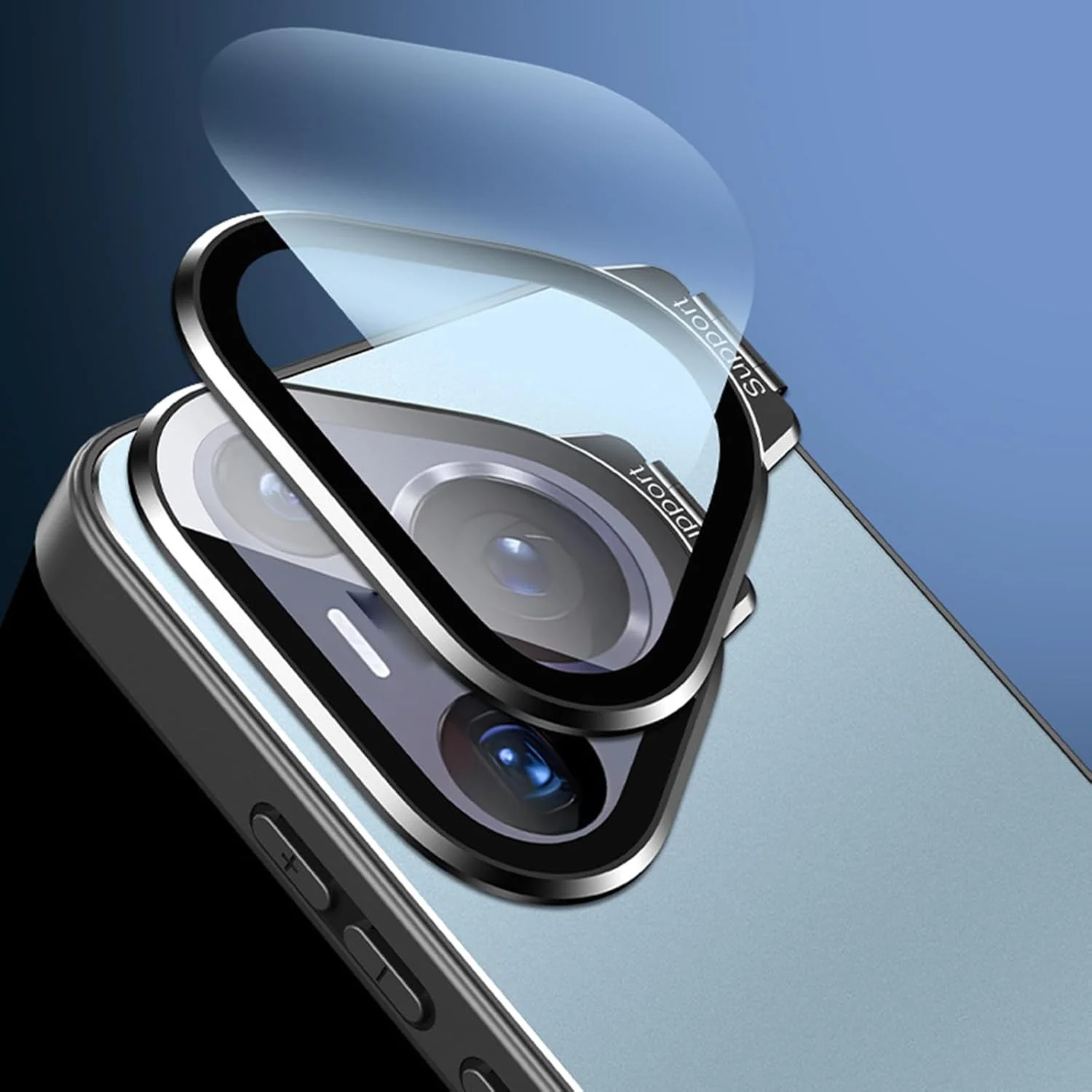 قاب گوشی هواوی Pura 70، محافظ فلزی مغناطیسی دوربین، پایه نامرئی، پوشش مات، نقره ای، 70 قاب گوشی هواوی Pura 70، محافظ فلزی مغناطیسی دوربین، پایه نامرئی، پوشش مات، نقره ای، 70